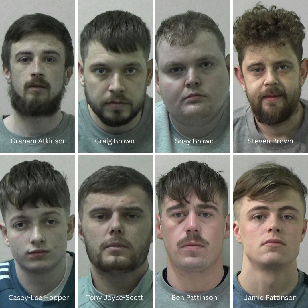Collage of offenders