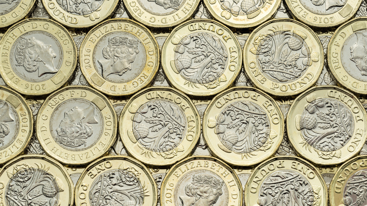 Pound coins