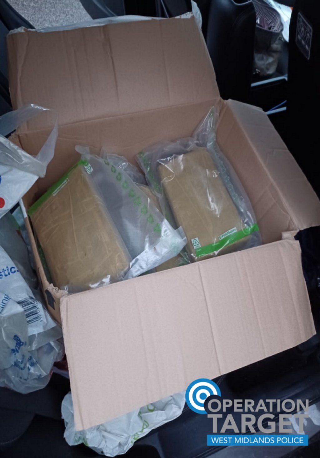 The drugs seized from her car 1024 2