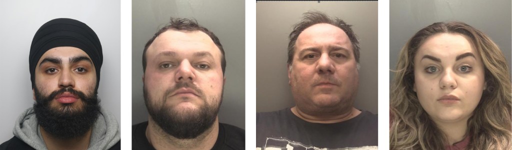 Four jailed for their involvement in £ 1million Class A drug supply 1024