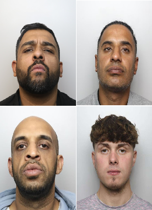 Four men jailed over nationwide cocaine supply conspiracy