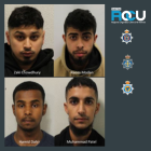 Photos of four offenders and the NEROCU logo
