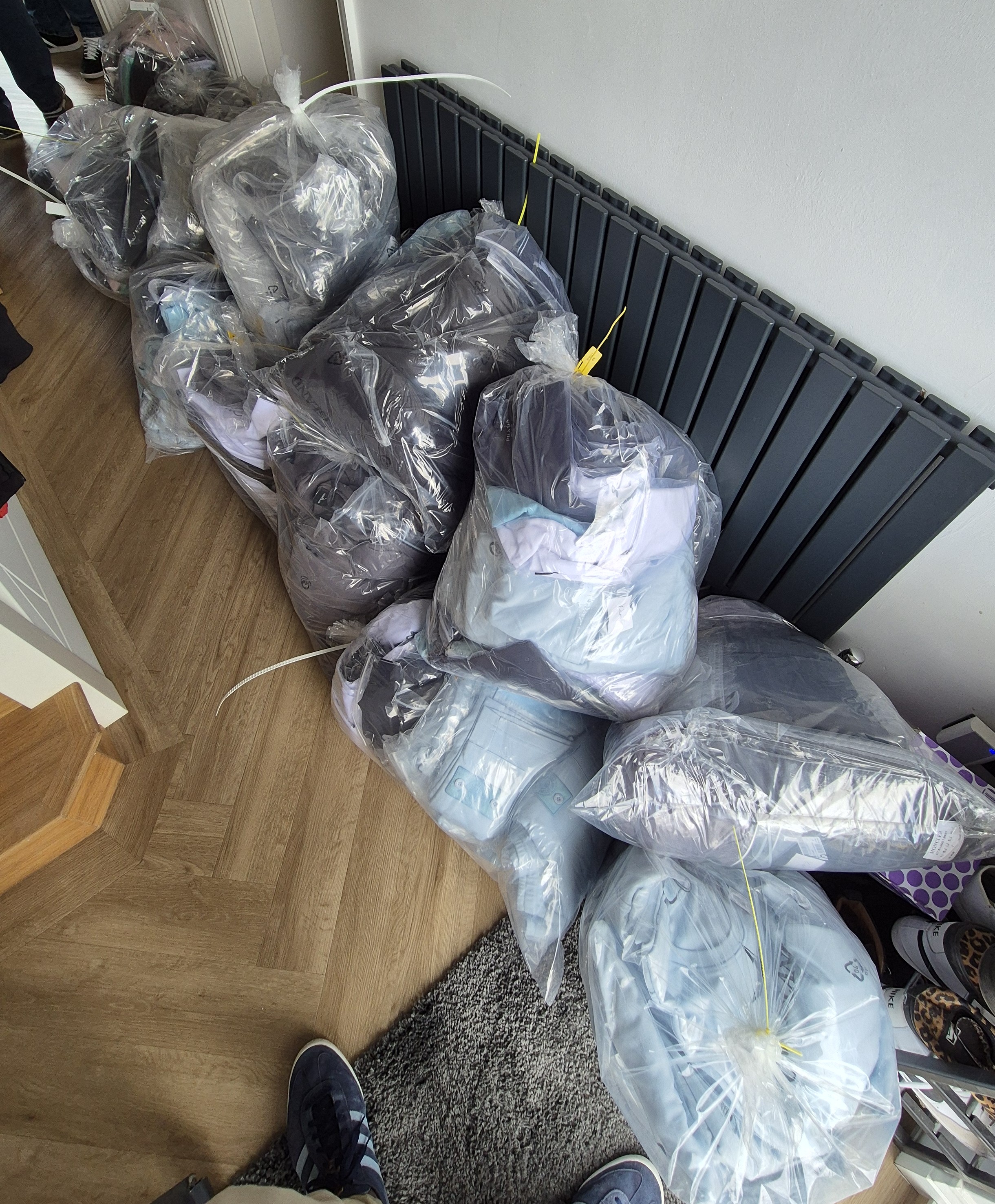 Bags of counterfeit goods