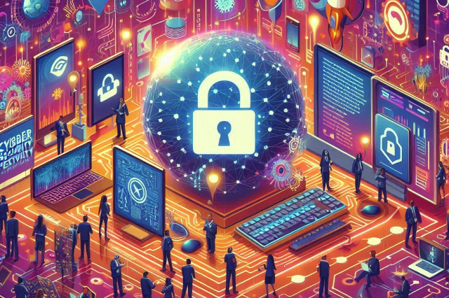 Cyber tech graphic