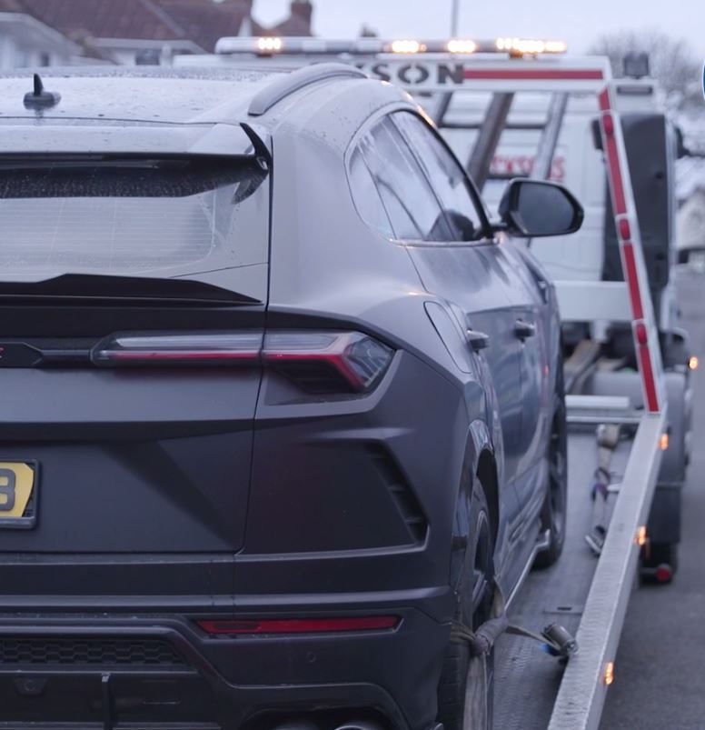 Siezed Lamborghini Urus